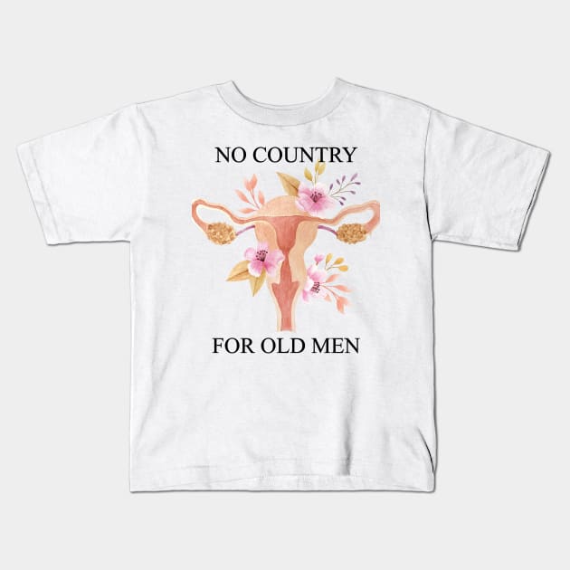 no country for old men, roe v wade,reproductive rights Kids T-Shirt by misoukill